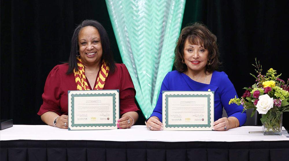 十大彩票网赌平台, Central State University sign transfer partnership during Washtenaw HBCU Day